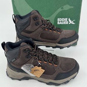 Eddie Bauer Men's Gray and Black Outdoor Boots Size 9.5 fit